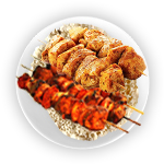 Donner & Chicken Tikka Mix Kebab  Large 