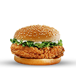 Zinger Chicken Fillet Burger  Single 