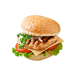 Peri Peri Grille Chicken Burger  Single 